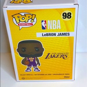 LeBron James Pop NBA Basketball #98 10” tall Action Figure Figurine